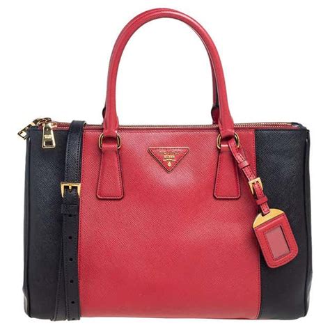 prada saffiano cuir leather tote.